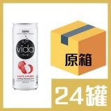 VIDAZERO有氣罐裝飲品海鹽荔枝325ml x24罐
