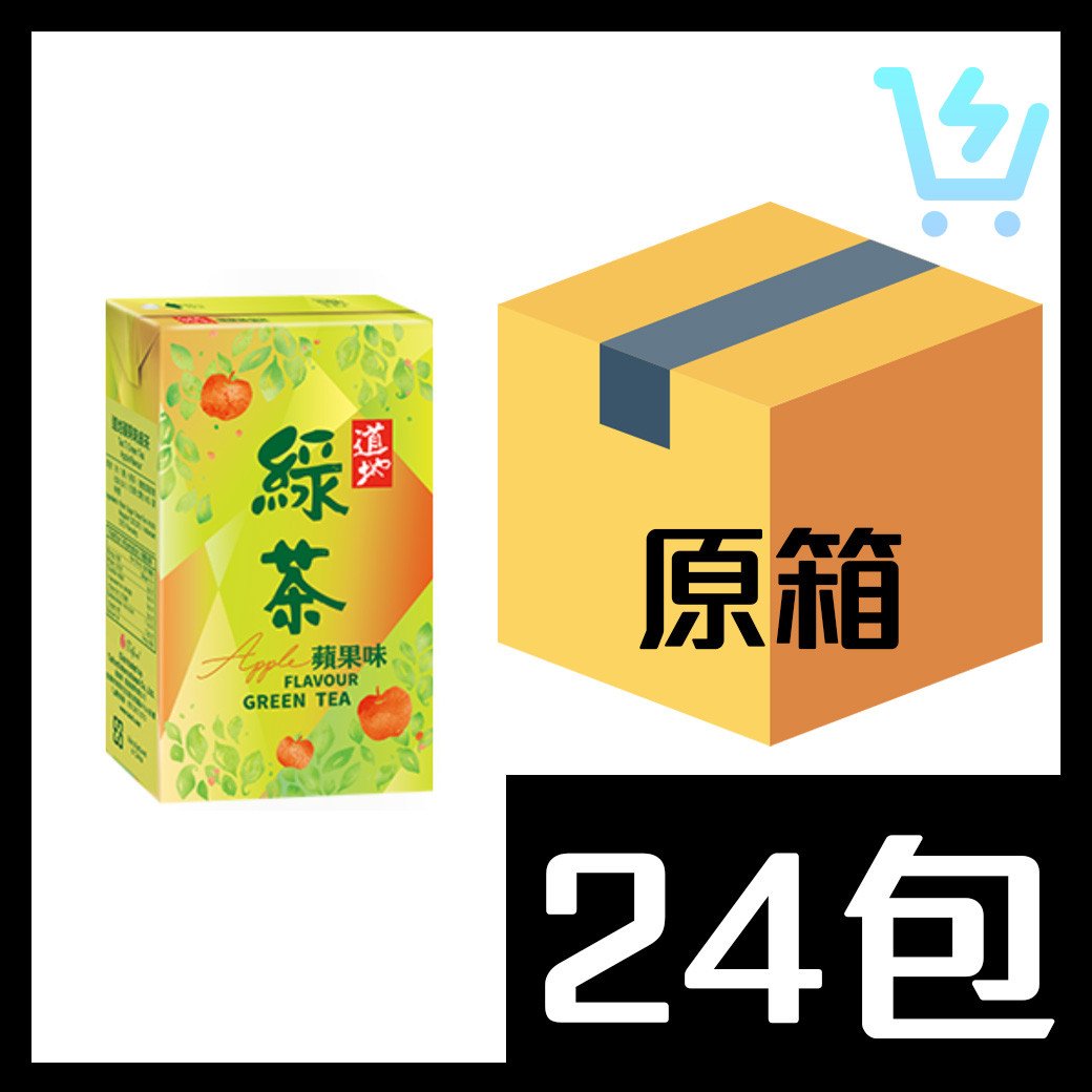 道地 蘋果綠茶 250ml x 24包
