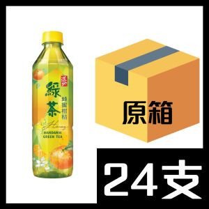 道地 蜂蜜柑桔綠茶 500ml X 24支
