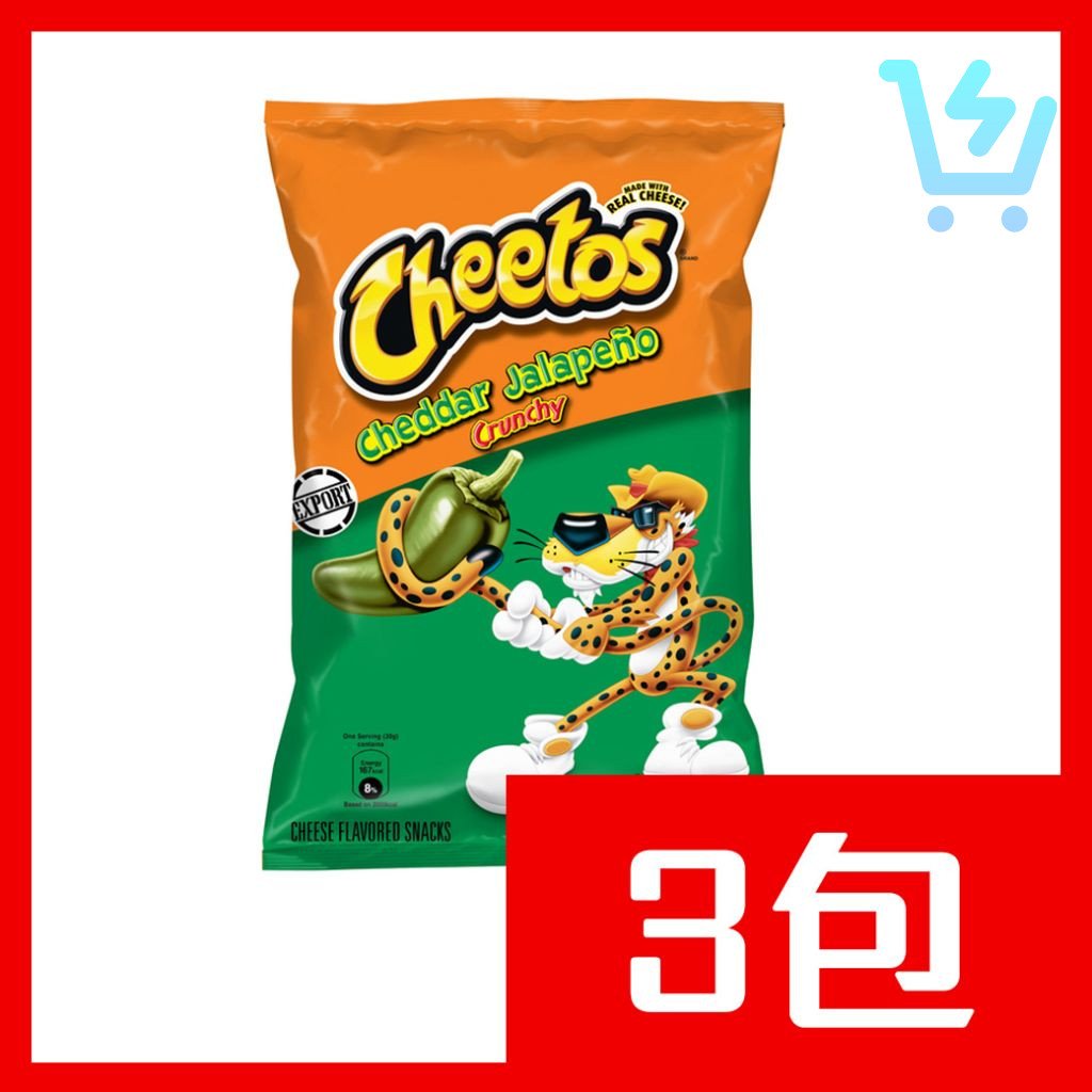 CHEETOS墨西哥辣椒味脆條215g x3包