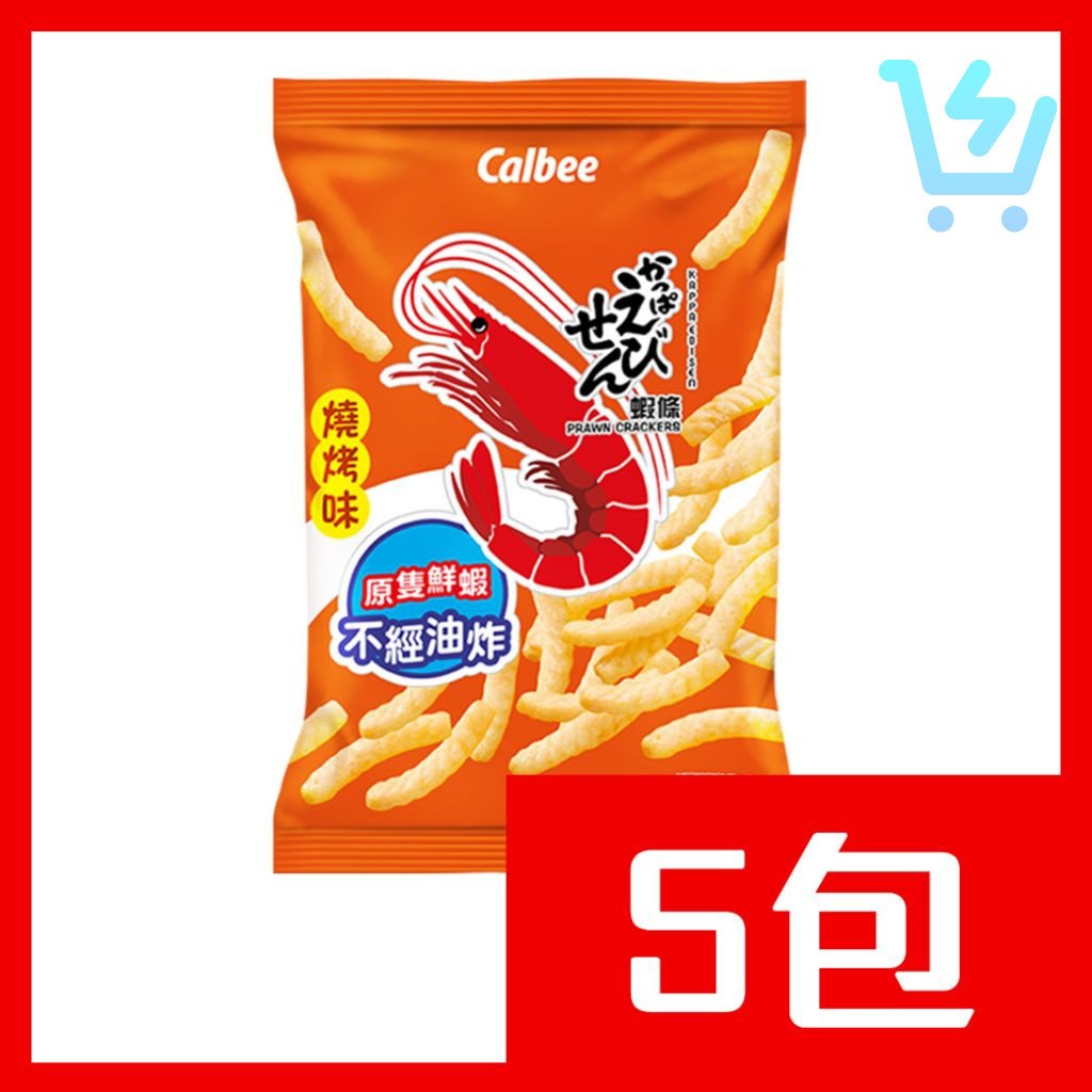 卡樂B蝦條BBQ40g x5包