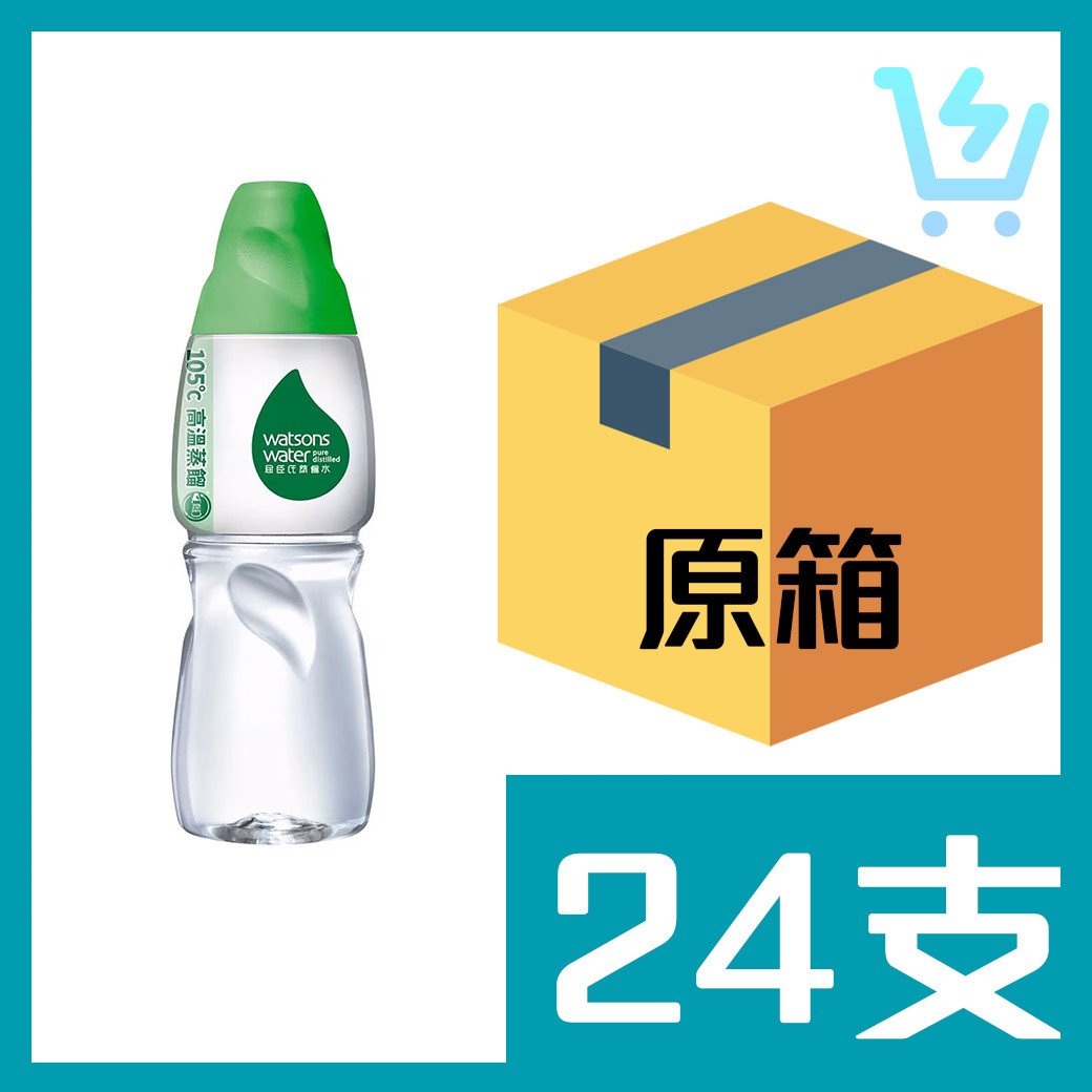 屈臣氏蒸餾水430ml x24支