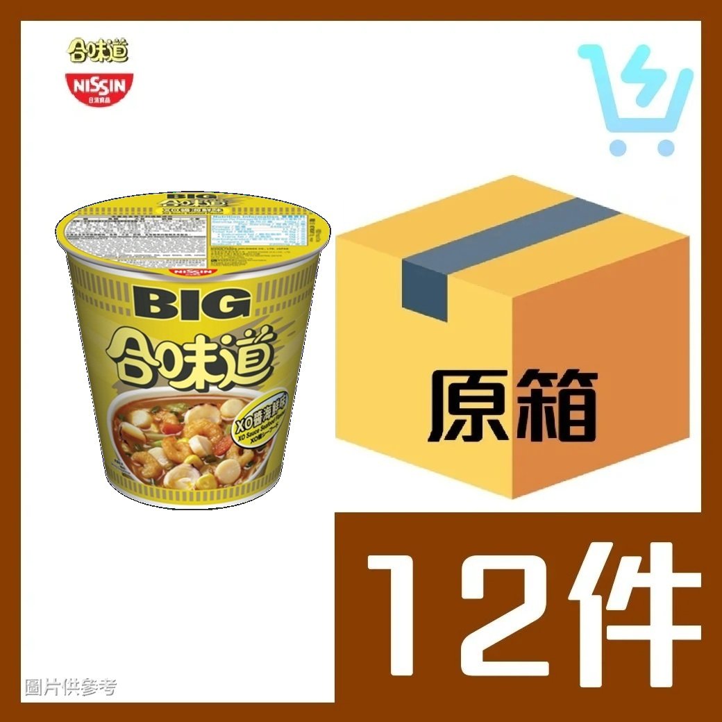 合味道大杯麵 100g (XO醬海鮮味) – 原箱 100g X 12個